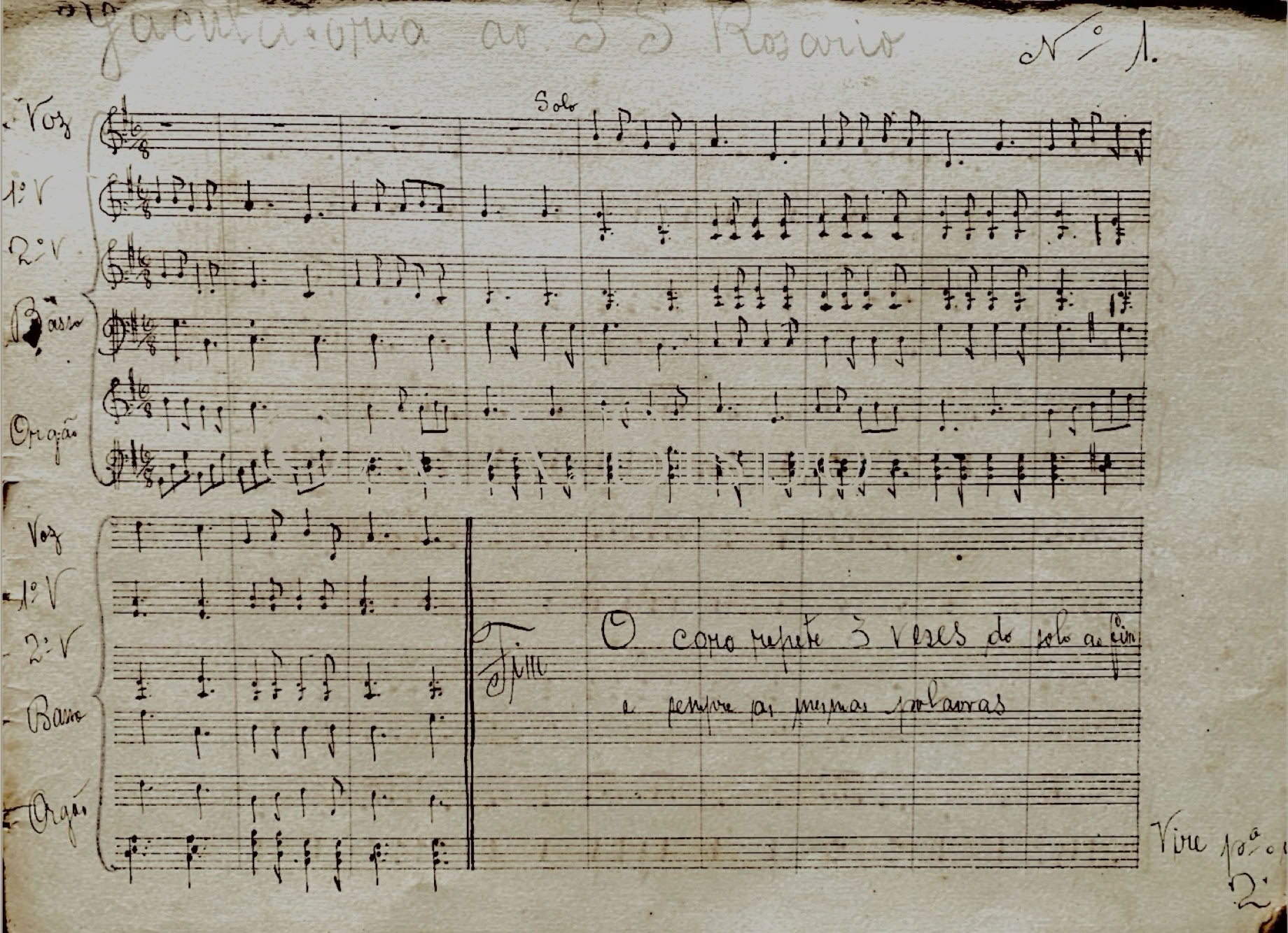 Jaculatória ao S.S.Rosário de :J.Correa da Silva, mestre do Seminário Menor de Pirapora. A devoção do Rosário foi intensificada por Leão XIII em 1887. Pesquisas de A.A.Bispo